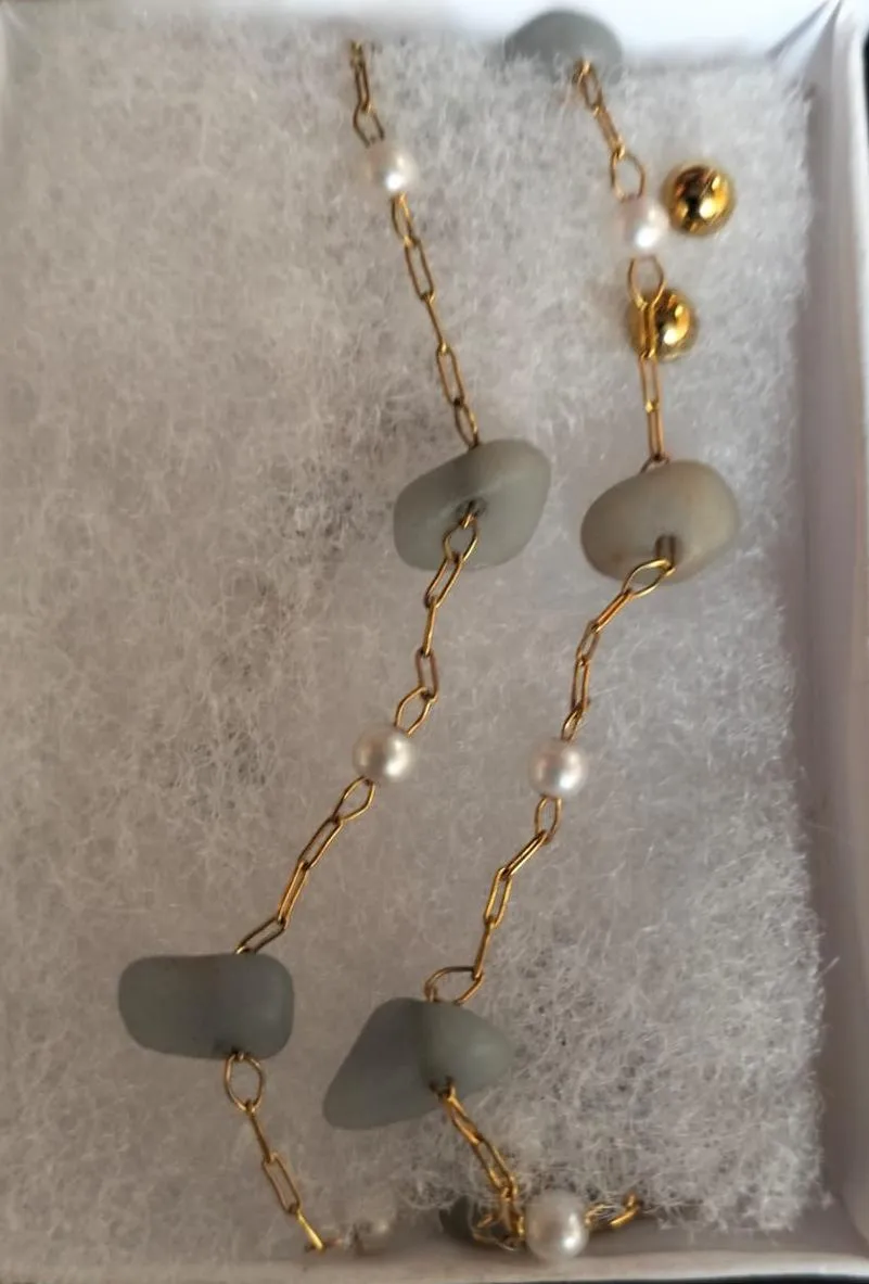 Imagen de Collar Piedritas del Río Original | Joyería Artesanal Única