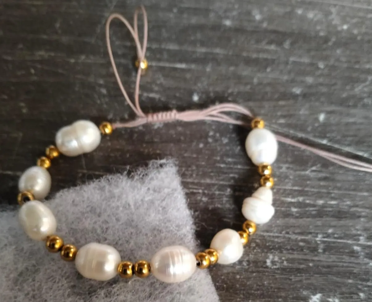 Imagen de Pulsera de Perlas Natural | Accesorio de Moda Exclusivo