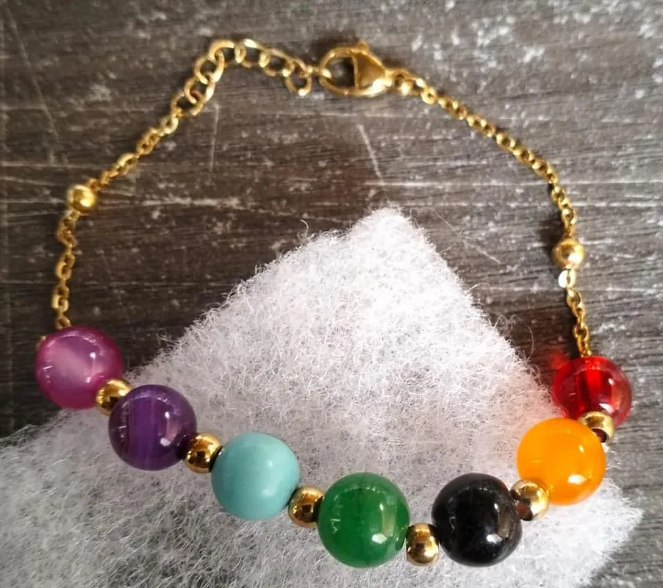 Imagen de Pulsera de Piedras Naturales Auténtica | Diseño y Armonía