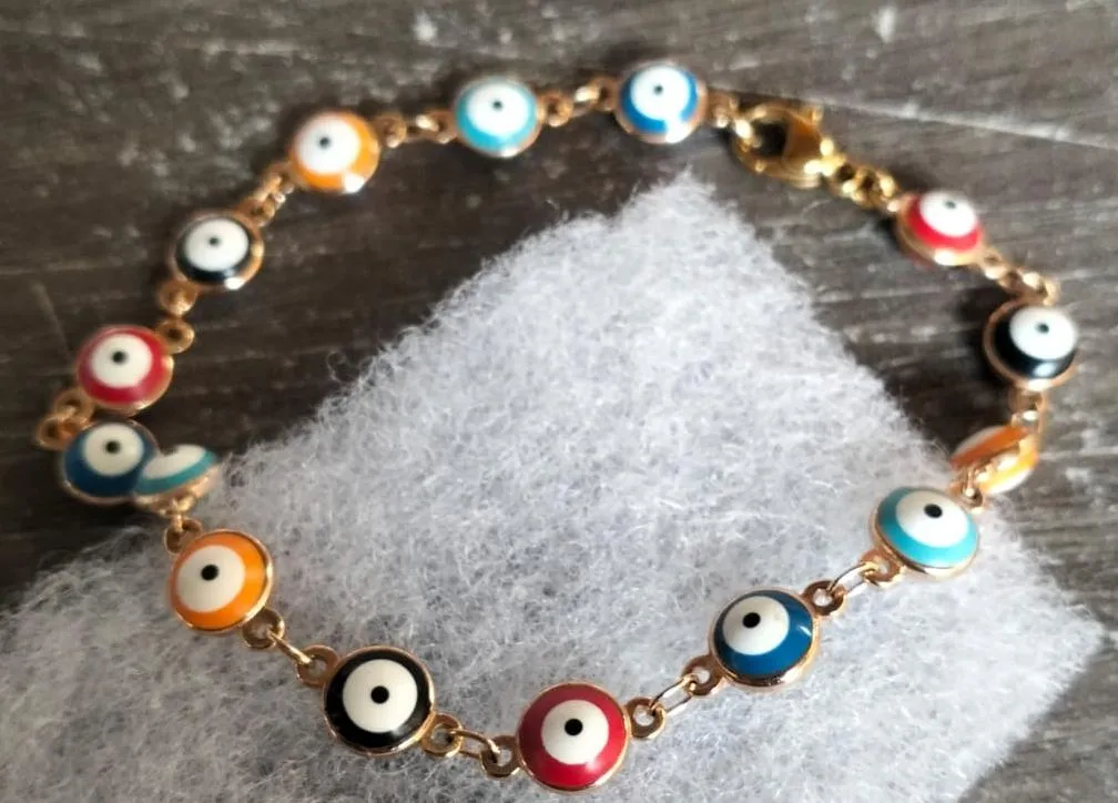 Imagen de Pulsera Ojos Tucos Multicolor | Diseño Único